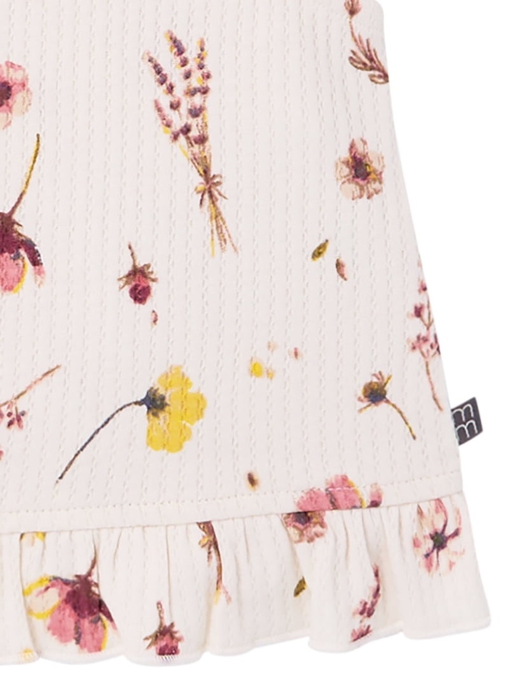 Toddler Cream Floral Ruffle Tank & Shorts Set - Picture 8 of 15